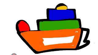 🚢⚓🎨 Menggambar dan Mewarnai Kapal | Menggambar & Mewarnai Mudah untuk Anak-Anak 🌈✨