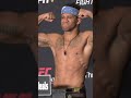 UFC Fight Night OFFICIAL WEIGH INS Gilbert Burns vs Michael Morales #shorts