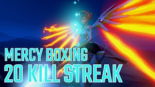 20 Eliminations Streak - Mercy Boxing Gameplay