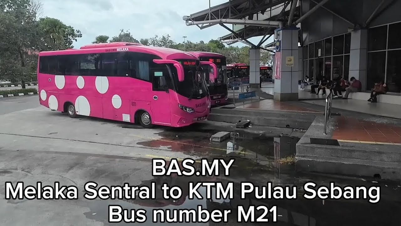 Bas.My Melaka Sentral to KTM Pulau Sebang (Tampin) | Save money but slow..