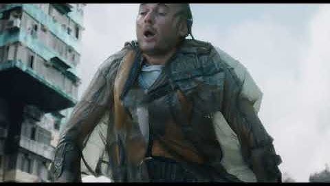 Ghost in the Shell Movie CLIP - Water Fight (2017) - Scarlett Johansson Movie