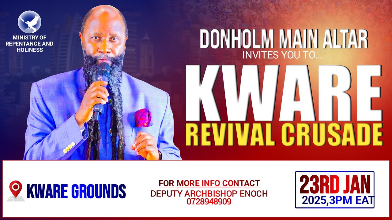 DONHOLM OPEN AIR CRUSADE -KWARE 23RD JAN 2025