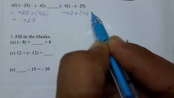 Q.2, Q.3,Exercise 6.3 Chapter 6, Integers, Class VI, N.C.E.R.T, Mathematics