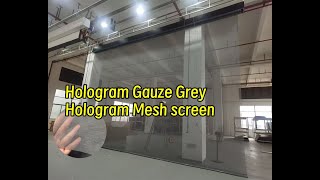Large Hologram Gauze Projector Screen 3D Holographic Stage Projection Display Hologram Mesh Screen