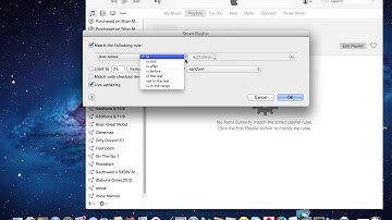 Itunes smart playlist