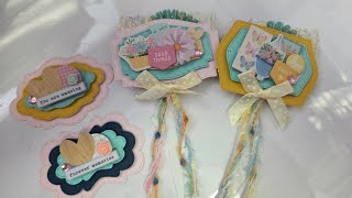 Let's Embellish Garden Plant Labels!! Happy Crafters Shop Nesting Sets