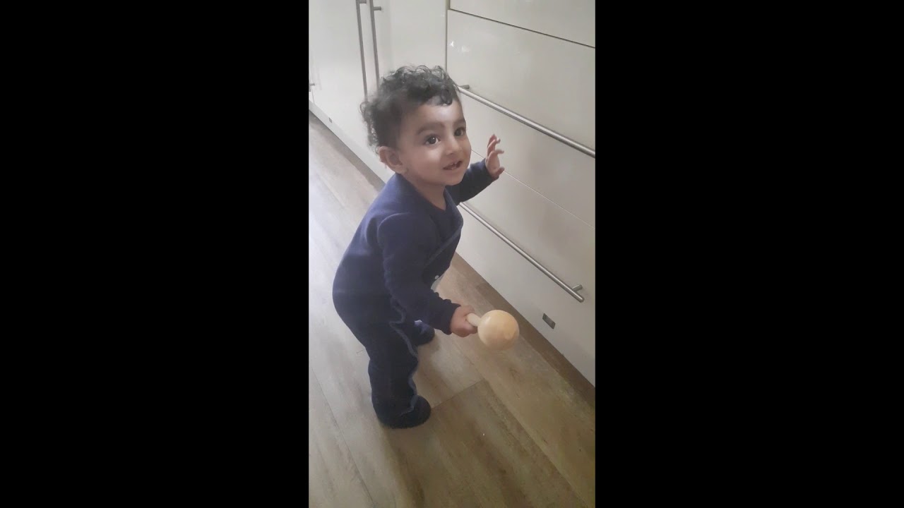 Baby loves to dance! Funny clips and Baby's 1st Steps YouTube