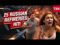 25 RUSSIAN REFINERIES HIT! Ukrainian Drones Cripple Russia's War Economy! FUEL CRISIS SPREADS!