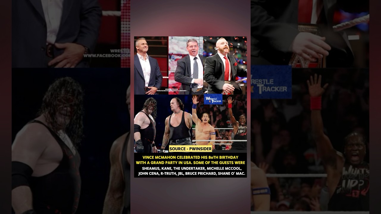 John Cena, Kane, Undertaker attended Vince McMahon’s party 