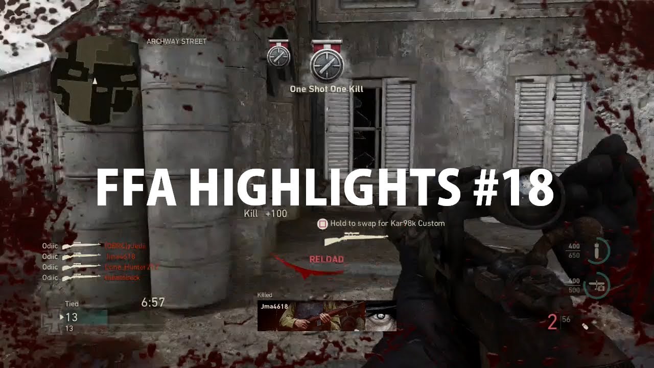 Odii - FFA Highlights #18 | WW2 Sniping Clips!