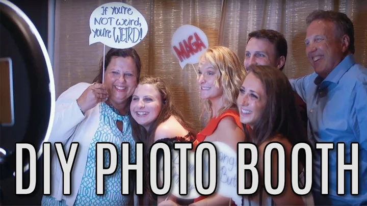 HOW TO DIY A PHOTO BOOTH FOR EVENTS
