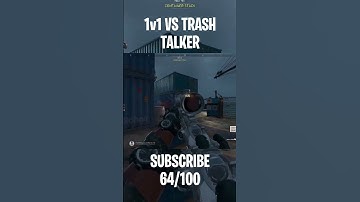 DESTROYING TRASH TALKER #1v1 #trashtalk #destroy #gaming #callofduty
