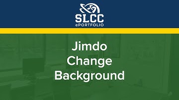 Jimdo: Change Background