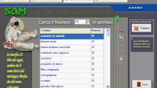 SMORFIA NAPOLETANA PER IL GIOCO DEL LOTTO : www.giochielotterie.com