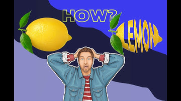 Text on photo effect । Lemon TYPOGRAPHY । Recreation Zone