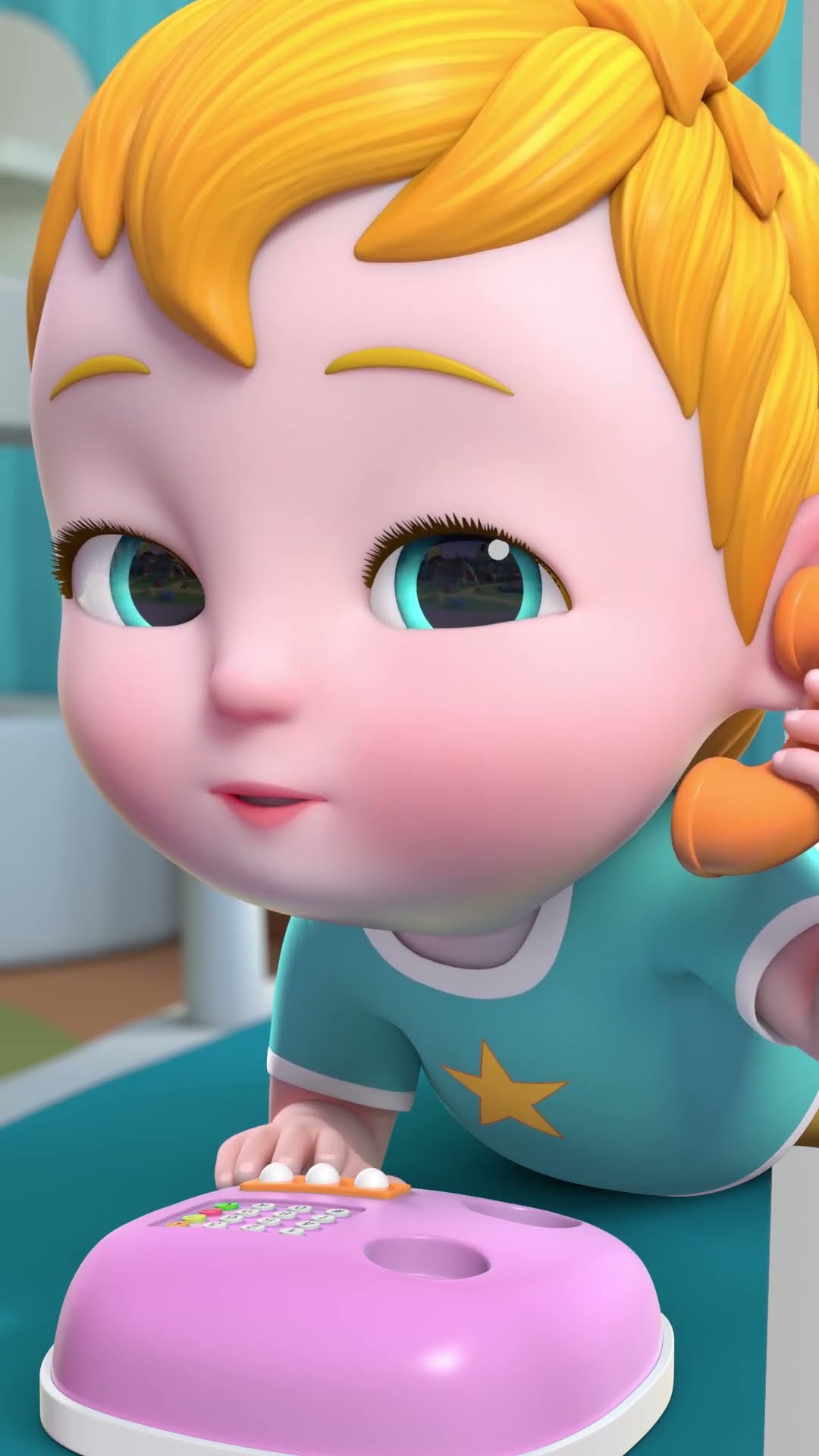 Baby On the Phone | Abcd | Nursery Rhymes \u0026 Kids Songs | NuNu Tv  #babysongs #childrensongs