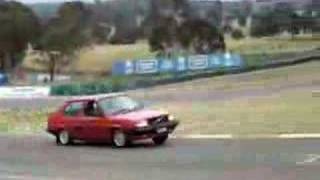 Peter Finlay Drives Volvo 360 Glt At Oran Park