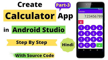 Calculator App Part-3 | Step by step | Hindi | With Source code | Android Studio