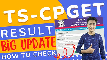 ts cpget result 2022 | how to check ts cpget result 2022 | ts cpget result update