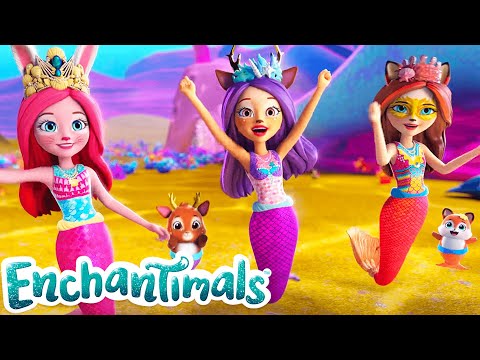  Enchantimals Royals Ocean Kingdom | Bree, Danessa, & Felicity's Ultimate Mermaid Makeover!🧜‍♀️ Ep. 1