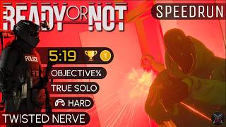 Ready Or Not | 213 Park Homes | Speedrun 5:19 🥇[WR] | True Solo | Objective% | Hard | 4K