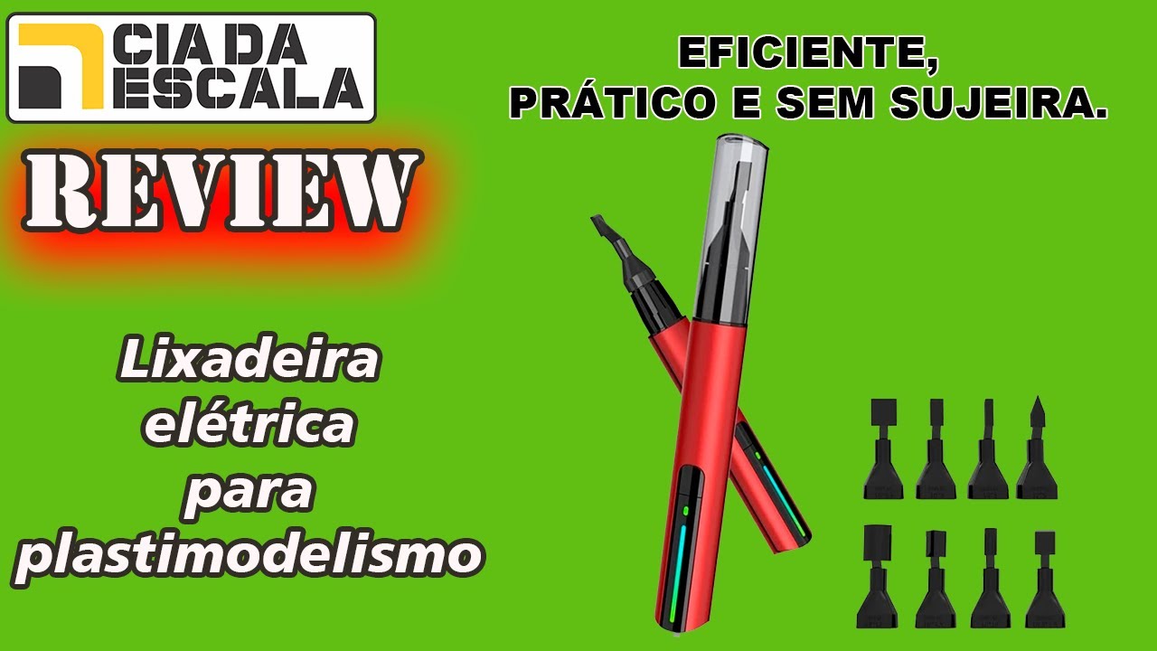 Lixadeira elétrica para plastimodelismo - Precisão e praticidade.