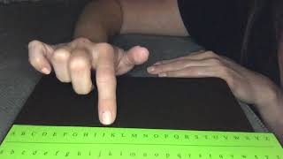 Touch and Name the Alphabet Strip and Finish the Sequence of the Missing Letter Deck