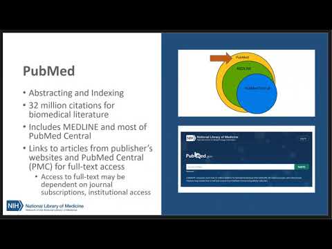 PubMed, MEDLINE, and PubMed Central (PMC): What's the Connection?