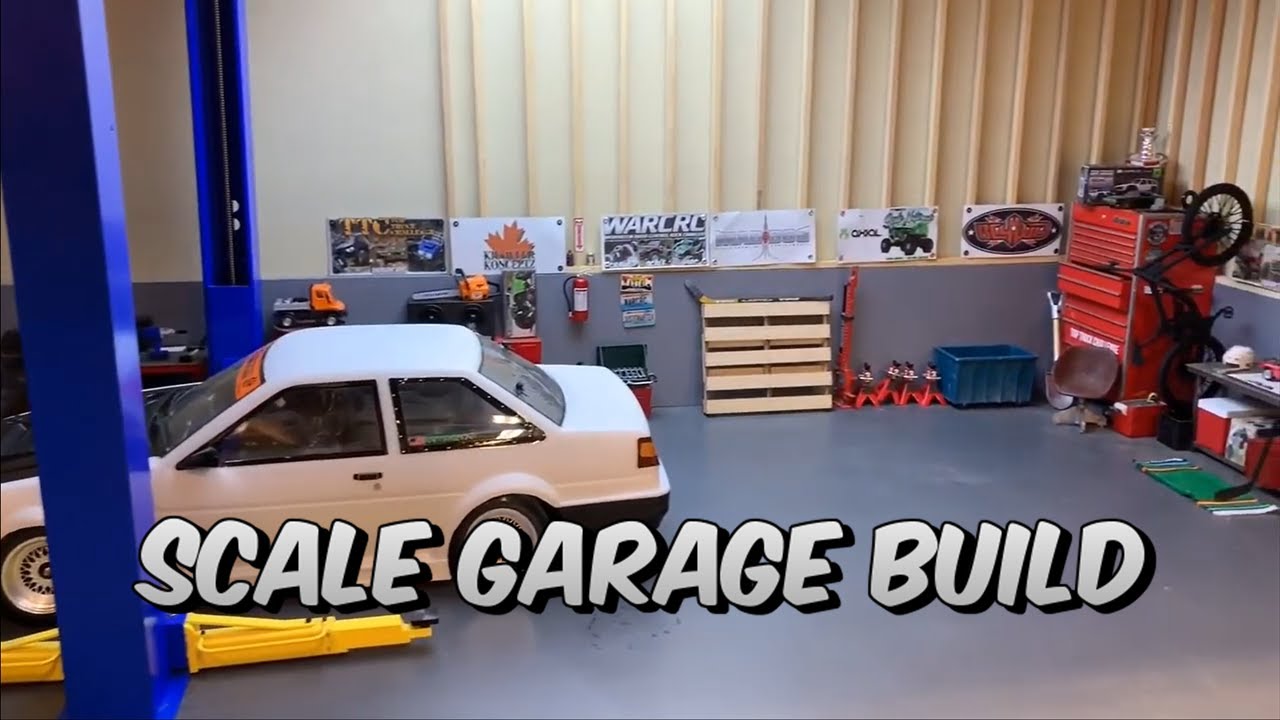 Scale Garage Build by JUSTINART24 YouTube