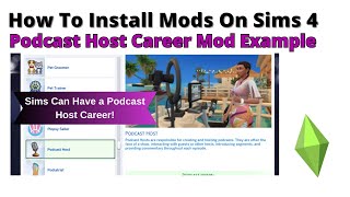 How To Install Podcast Host Career Mod For Sims 4 2024