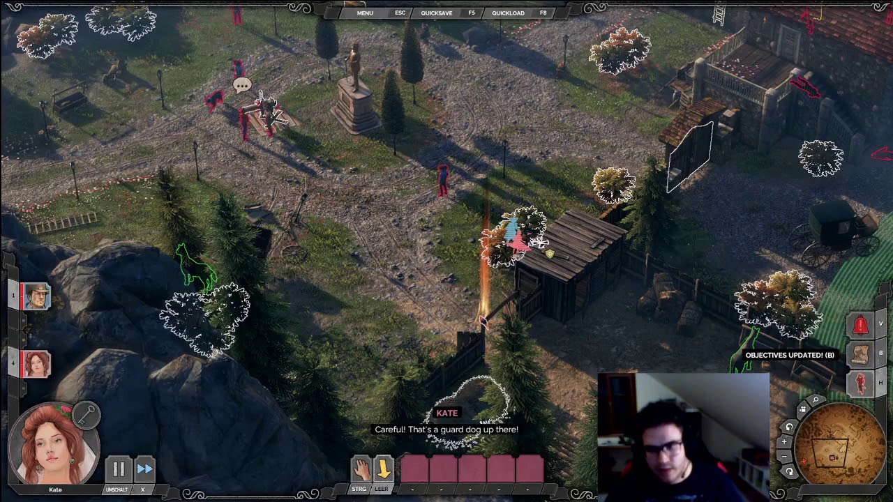 Desperados 3 - Speedrun badge: Higgin's Estate, Difficulty: Desperado