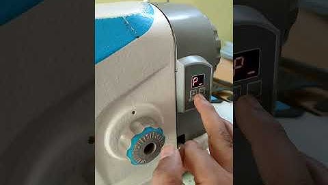 How To Change Jack F4 Needle Position || Industrial sewing machine change needle position || #jackf4