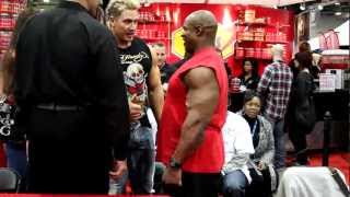Ronnie Coleman with Wrestler Rob Terry