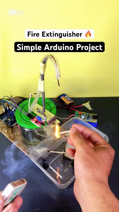Smart Fire Extinguishing System using Arduino | Fire Safety Project # ...