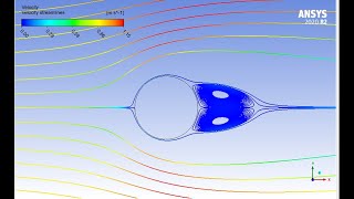 CFD simulation of low Reynolds number (Re=40) flow across cylinder-Part 1