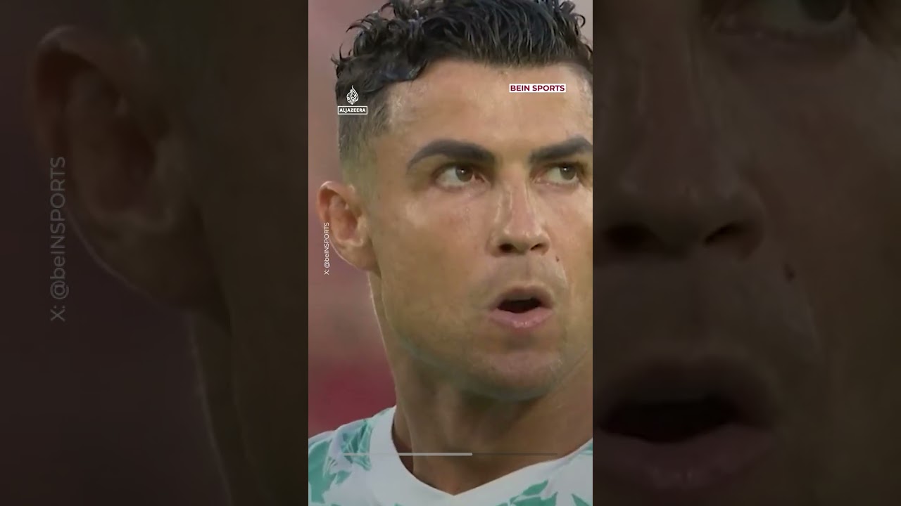 Ronaldo appears to say ‘Bismillah’ before penalty | AJ #shorts