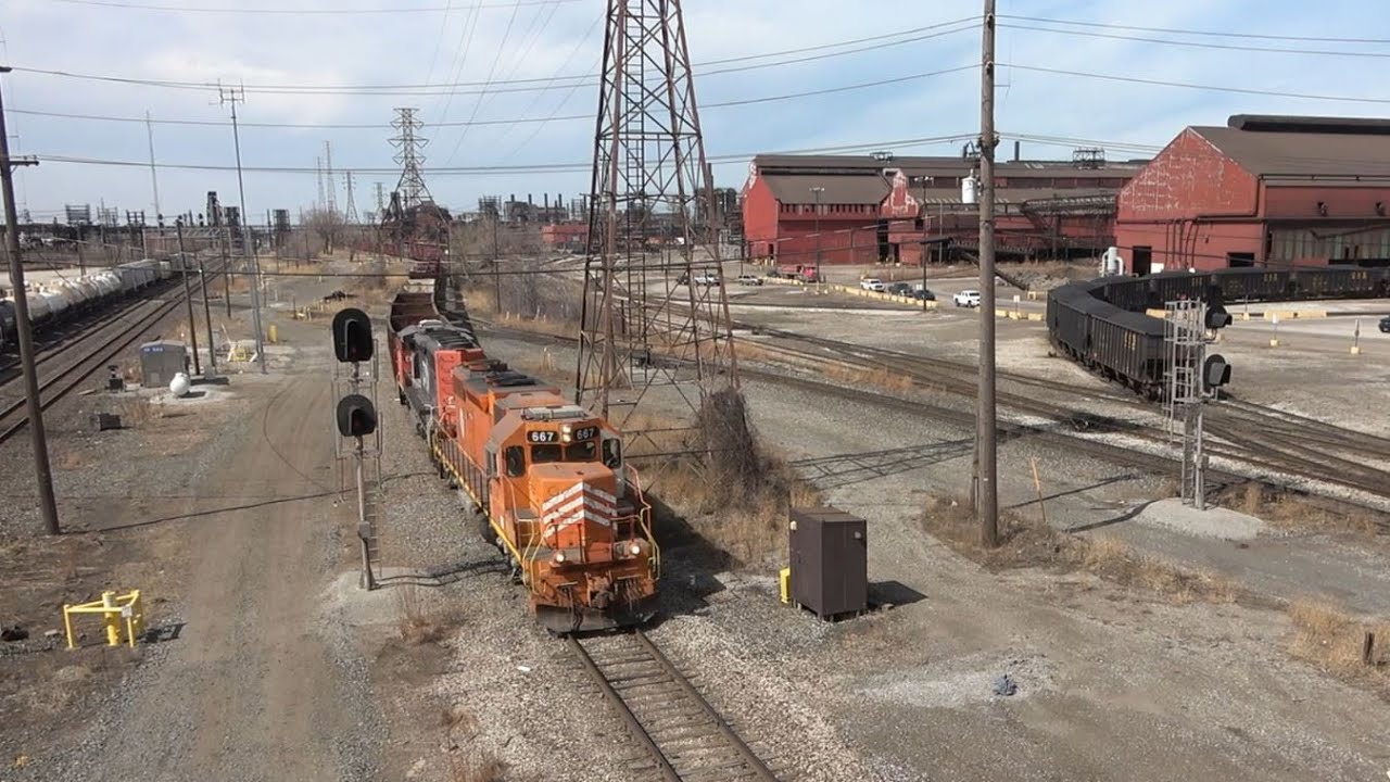 One Hour of Chicago Railway Junction Action 3/22/21