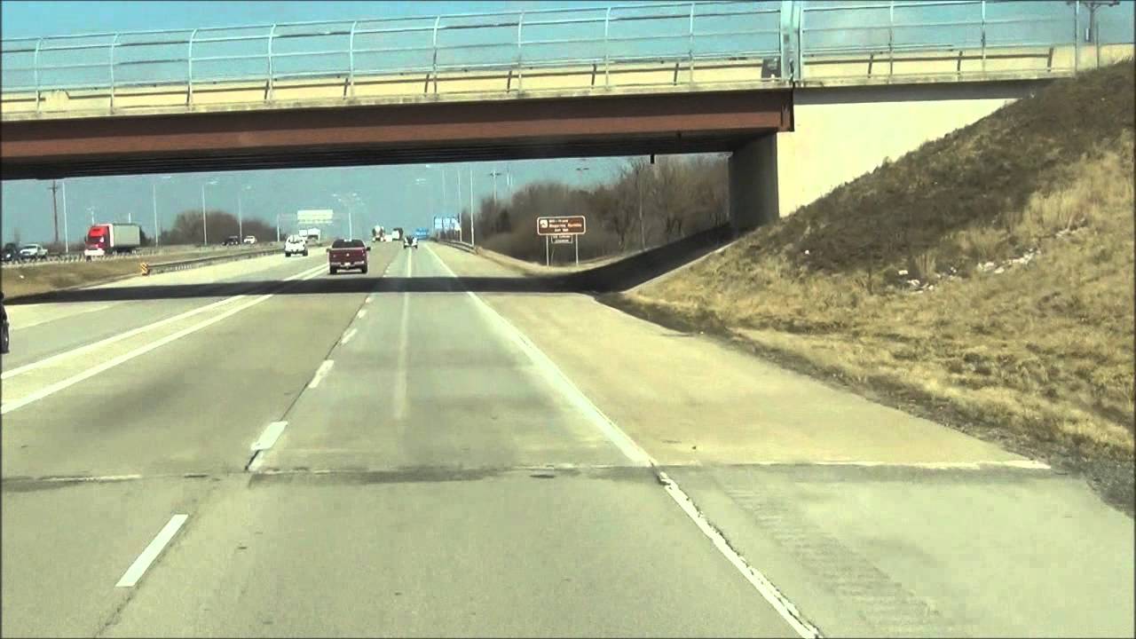 Illinois Interstate 74 West Mile Marker 140130 (3/12/13) YouTube