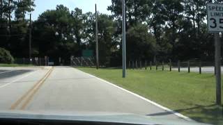 Minnesott Beach, NC  Docking and driving off the ferry.