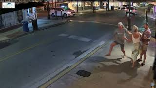 pushing and shoving outside sloppy joe's--sound