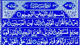 Surah Yaseen Surah Rahman || Best Qur'an Recitation || Yaseen Sharif Full || Most Qur'an Tilawat