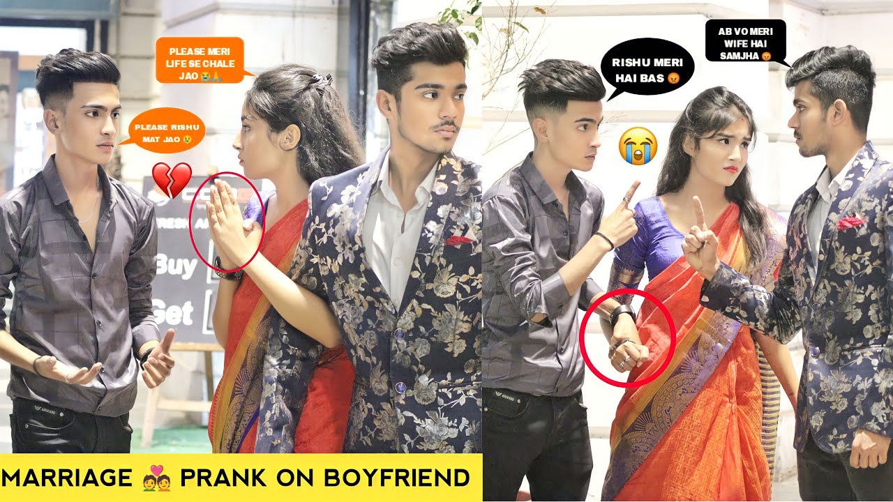 Marriage Prank On Boyfriend | Gone Extremely Angry😤 | Justin Romio ...