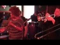 The Suffers burning up the stage at Pianos during CMJ 2015