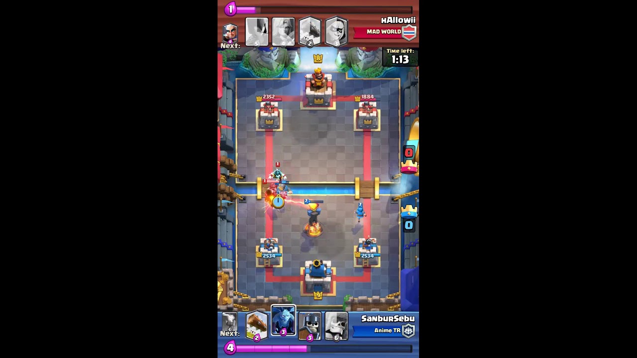 Clash Royale Battle / SanburSebu - hAllowii [09.07.2018]