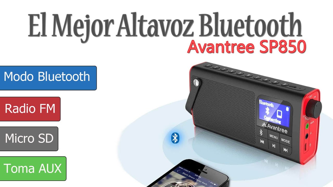 🥇 🎼 El mejor altavoz bluetooth - Unboxing & Review Avantree sp850 -  YouTube