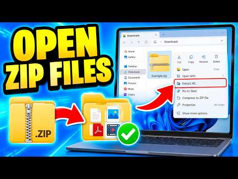 How To Extract ZIP Files Without WinRAR - Full Guide