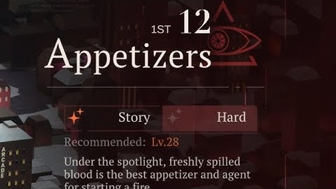 [Reverse: 1999] 1-12H Appetizers