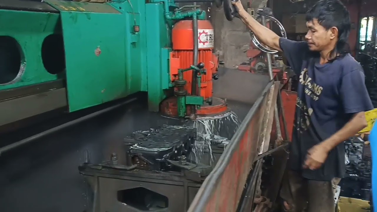 TD27 cylinder head resurface