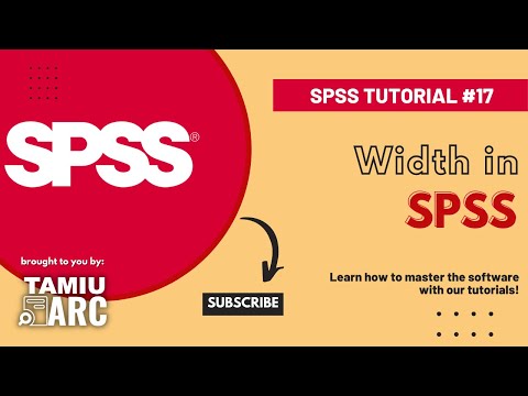 Width in SPSS