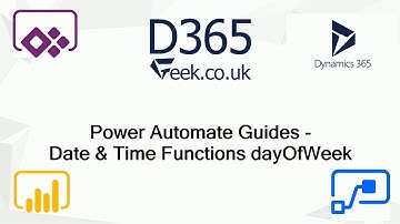 Power Automate Expressions How To:   dayOfWeek